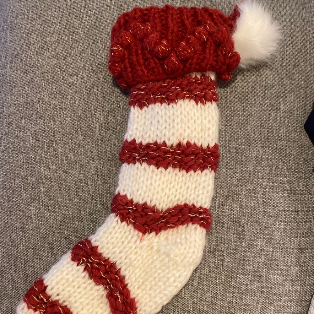 Anthro Christmas stocking